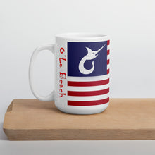 Load image into Gallery viewer, White glossy mug O'Lo Merica