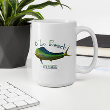 Load image into Gallery viewer, White glossy mug Mahi Mahi