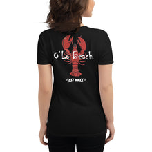 Load image into Gallery viewer, Women's short sleeve t-shirt Lobster