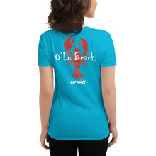 Load image into Gallery viewer, Women's short sleeve t-shirt Lobster