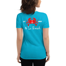 Load image into Gallery viewer, Women's short sleeve t-shirt Crab