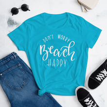 Load image into Gallery viewer, Women's short sleeve t-shirt Beach Happy