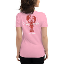 Load image into Gallery viewer, Women's short sleeve t-shirt Lobster