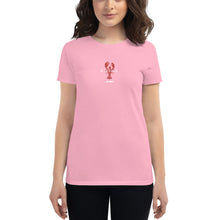 Load image into Gallery viewer, Women's short sleeve t-shirt Lobster