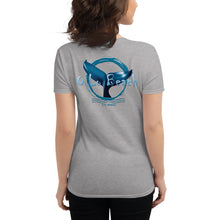 Load image into Gallery viewer, Women's short sleeve t-shirt Whale Tail