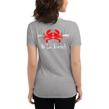 Load image into Gallery viewer, Women's short sleeve t-shirt Crab