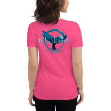 Load image into Gallery viewer, Women's short sleeve t-shirt Whale Tail