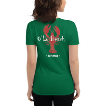 Load image into Gallery viewer, Women's short sleeve t-shirt Lobster