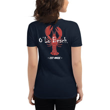 Load image into Gallery viewer, Women's short sleeve t-shirt Lobster