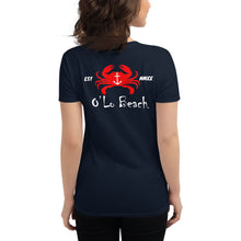 Load image into Gallery viewer, Women's short sleeve t-shirt Crab