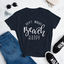 Load image into Gallery viewer, Women's short sleeve t-shirt Beach Happy