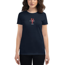 Load image into Gallery viewer, Women's short sleeve t-shirt Lobster