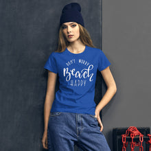 Load image into Gallery viewer, Women's short sleeve t-shirt Beach Happy