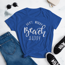 Load image into Gallery viewer, Women's short sleeve t-shirt Beach Happy