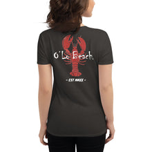 Load image into Gallery viewer, Women's short sleeve t-shirt Lobster