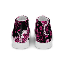 Load image into Gallery viewer, Women’s high top Paisley canvas shoes