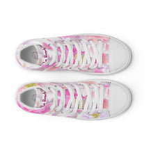 Load image into Gallery viewer, Women’s high top Floral canvas shoes