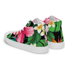 Load image into Gallery viewer, Women’s high top Hawaiian canvas shoes