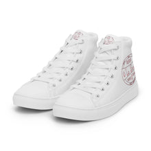 Load image into Gallery viewer, Women’s high top O'Lo Oval canvas shoes (Pink)