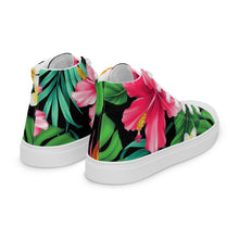 Load image into Gallery viewer, Women’s high top Hawaiian canvas shoes