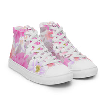 Load image into Gallery viewer, Women’s high top Floral canvas shoes