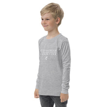 Load image into Gallery viewer, Catch-A-Dream Youth long sleeve tee (White Wordmark)