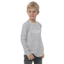 Load image into Gallery viewer, Catch-A-Dream Youth long sleeve tee (White Wordmark)