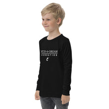 Load image into Gallery viewer, Catch-A-Dream Youth long sleeve tee (White Wordmark)