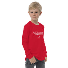 Load image into Gallery viewer, Catch-A-Dream Youth long sleeve tee (White Wordmark)