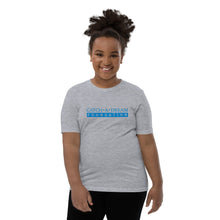 Load image into Gallery viewer, Catch-A-Dream Youth Short Sleeve (Blue Wordmark)