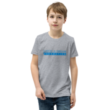 Load image into Gallery viewer, Catch-A-Dream Youth Short Sleeve (Blue Wordmark)