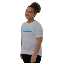 Load image into Gallery viewer, Catch-A-Dream Youth Short Sleeve (Blue Wordmark)
