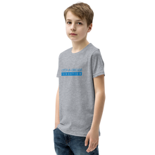 Load image into Gallery viewer, Catch-A-Dream Youth Short Sleeve (Blue Wordmark)