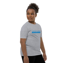 Load image into Gallery viewer, Catch-A-Dream Youth Short Sleeve (Blue Wordmark)