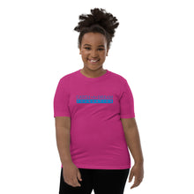 Load image into Gallery viewer, Catch-A-Dream Youth Short Sleeve (Blue Wordmark)