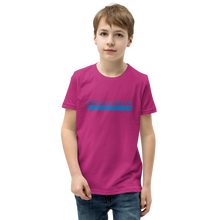 Load image into Gallery viewer, Catch-A-Dream Youth Short Sleeve (Blue Wordmark)