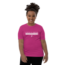 Load image into Gallery viewer, Catch-A-Dream Youth Short Sleeve (White Wordmark)