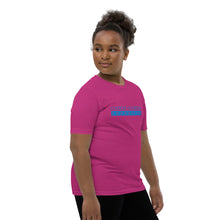 Load image into Gallery viewer, Catch-A-Dream Youth Short Sleeve (Blue Wordmark)