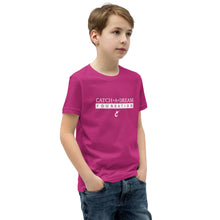 Load image into Gallery viewer, Catch-A-Dream Youth Short Sleeve (White Wordmark)