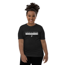 Load image into Gallery viewer, Catch-A-Dream Youth Short Sleeve (White Wordmark)