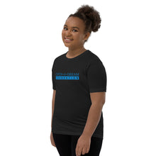 Load image into Gallery viewer, Catch-A-Dream Youth Short Sleeve (Blue Wordmark)