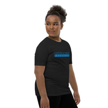 Load image into Gallery viewer, Catch-A-Dream Youth Short Sleeve (Blue Wordmark)