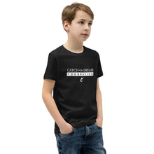 Load image into Gallery viewer, Catch-A-Dream Youth Short Sleeve (White Wordmark)