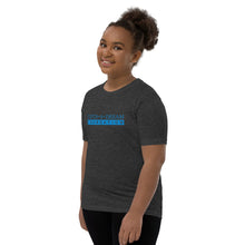 Load image into Gallery viewer, Catch-A-Dream Youth Short Sleeve (Blue Wordmark)