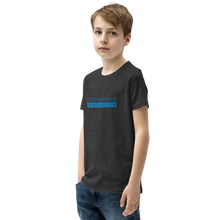 Load image into Gallery viewer, Catch-A-Dream Youth Short Sleeve (Blue Wordmark)