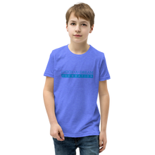 Load image into Gallery viewer, Catch-A-Dream Youth Short Sleeve (Blue Wordmark)