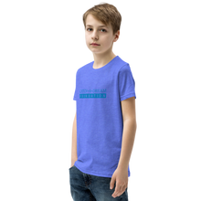 Load image into Gallery viewer, Catch-A-Dream Youth Short Sleeve (Blue Wordmark)