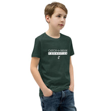 Load image into Gallery viewer, Catch-A-Dream Youth Short Sleeve (White Wordmark)