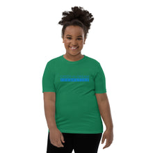 Load image into Gallery viewer, Catch-A-Dream Youth Short Sleeve (Blue Wordmark)