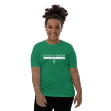 Load image into Gallery viewer, Catch-A-Dream Youth Short Sleeve (White Wordmark)